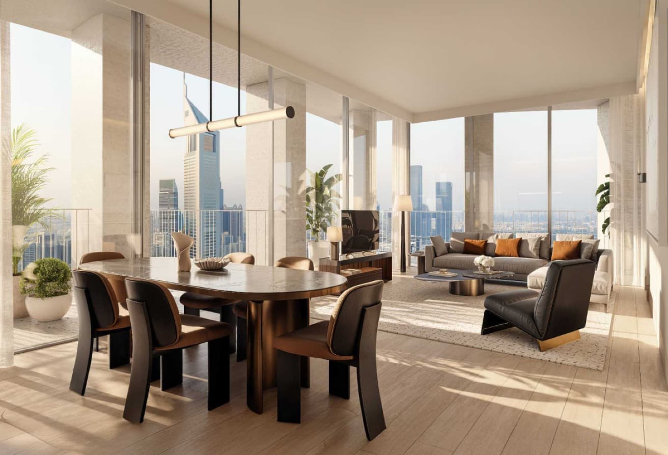 Corner 2BR | Private Terrace | DIFC Skyline Views galerie 2