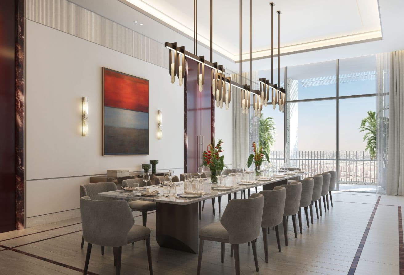 4-Bed Sky-High Residence | DIFC Views المعرض 3