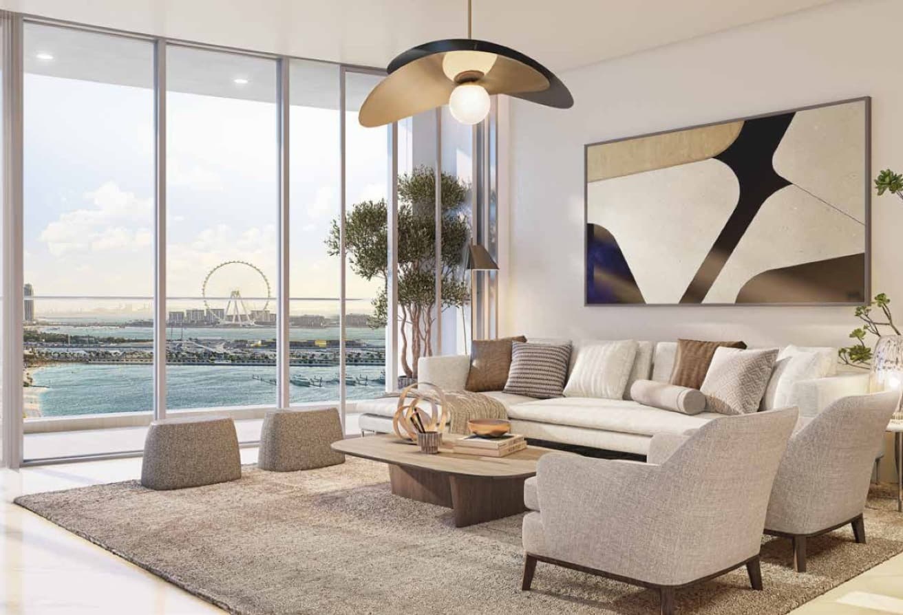 Luxury 4BR | Palm Beach Towers | Full Sea View المعرض 1