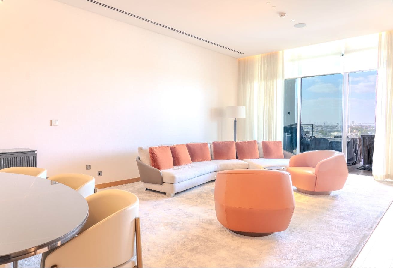 Luxury 3BR | Canal Front | Burj Al Arab & Sea View المعرض 4