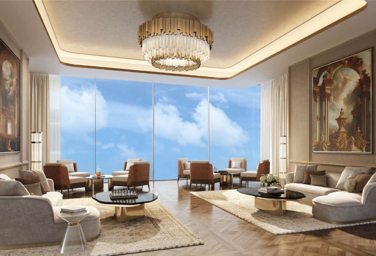 Branded 2BR | High Floor | Sea View | Trump Tower galerie 3
