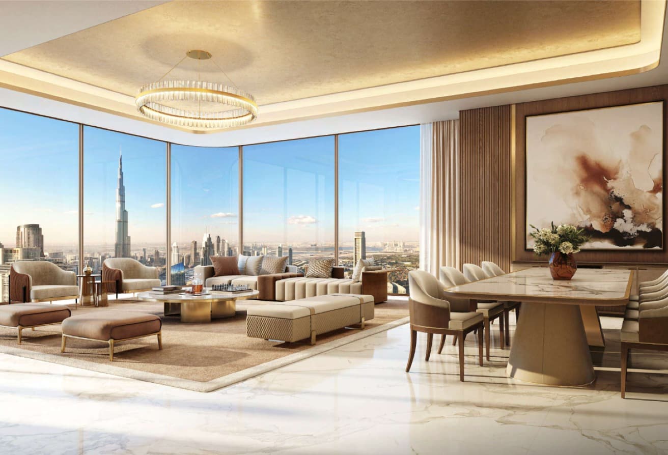 Branded 2BR | High Floor | Sea View | Trump Tower galerie 1