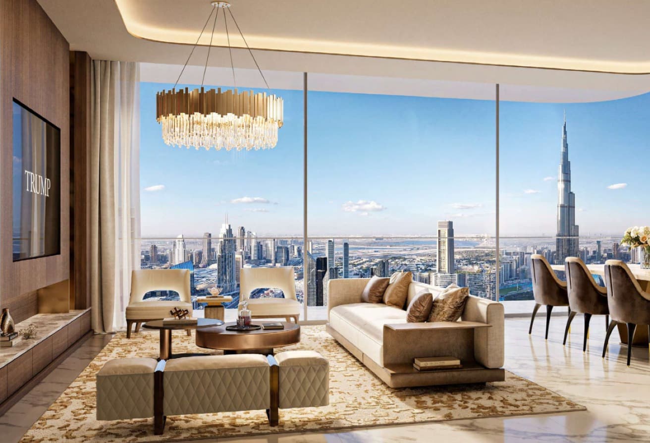 Branded 2BR | High Floor | Sea View | Trump Tower galerie 2
