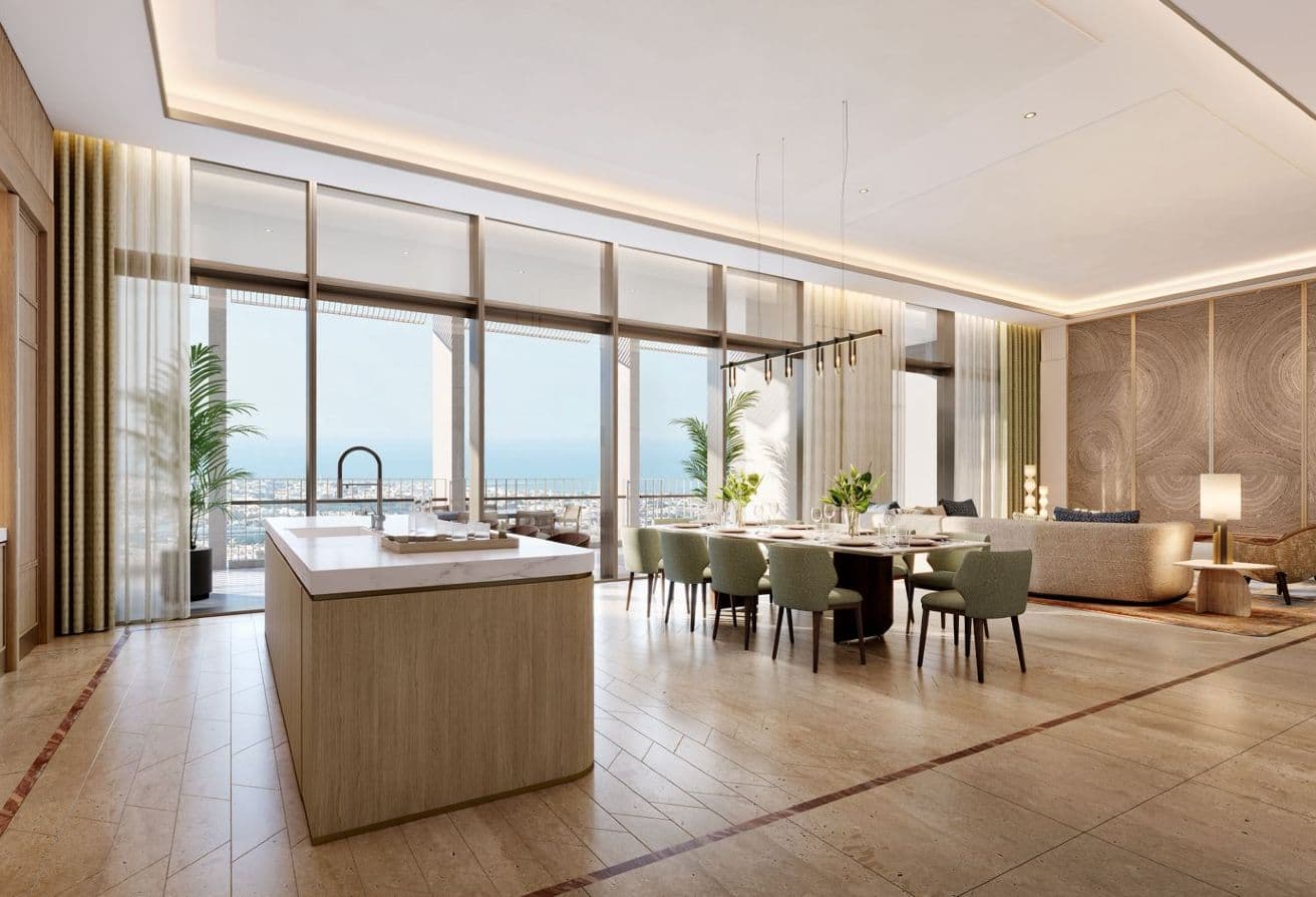Prestigious 3BR | Four Seasons DIFC | Skyline View المعرض 4